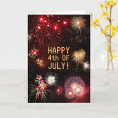 Carte 4 juillet feux (Fleur jaune)