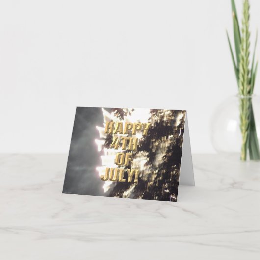 Carte 4 juillet Fireworks 2 (Devant)