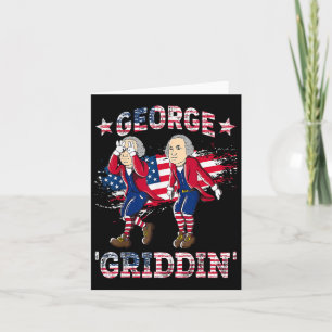 Carte 4 juillet George Washington Griddy George Griddi