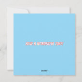 Carte 4 juillet heureuse (Dos)
