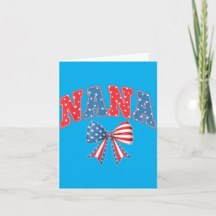 Carte 4 juillet Nana Préparée Jour de l'Indépendance Gra