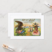 Carte 4 juillet salutations (Devant/Arrière en situation)