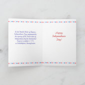 Carte 4 juillet vintage (Intérieur)