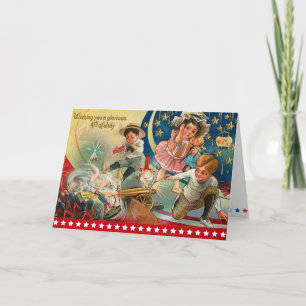 Carte 4 juillet vintage