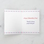 Carte 4 juillet vintage (Intérieur)