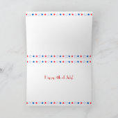 Carte 4 juillet vintage (Intérieur)