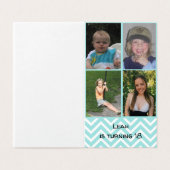 Carte 4 photos pour 18 ans (Outside Unfolded)