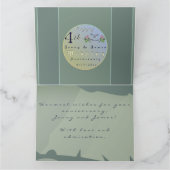 Carte 4e anniversaire de mariage Fruit & Fleurs (Intérieur)