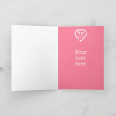 Carte 4e anniversaire de mariage Linen Slik (Intérieur)