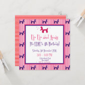 Carte 4e anniversaire d'Edie (Devant/Arrière en situation)