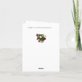 Carte 4e anniversaire du Mariage Fruits et Fleurs (Dos)