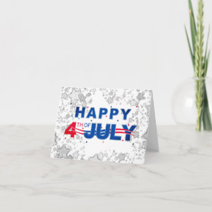 Carte 4e jour heureux de juillet