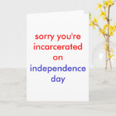 Carte 4ème incarcéré (Fleur jaune)