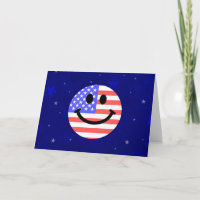 4th of July American Flag face