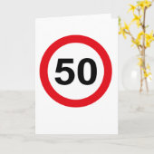 Carte 50 ans (Fleur jaune)