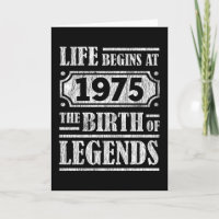 50 Ans 1975 Naissance d'une Légende 50ème Annivers