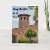 Carte 50 ans de l'Église (Devant)