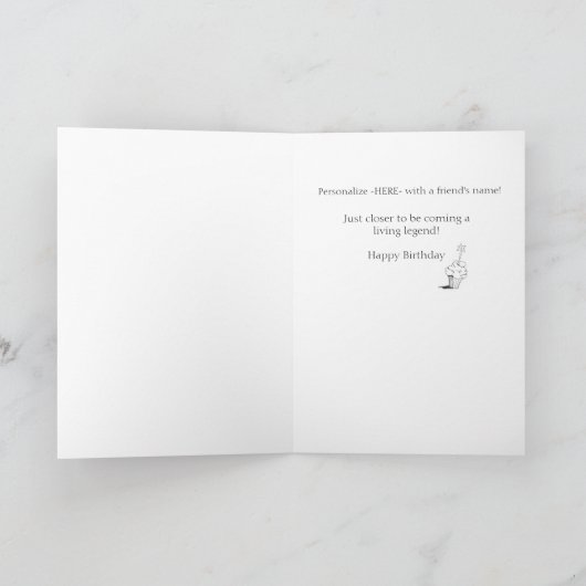 Carte 50 ans et fabuleux ! (Intérieur)