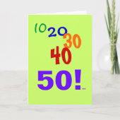 Carte 50 Comptable comptable CPA 50e anniversaire (Devant)