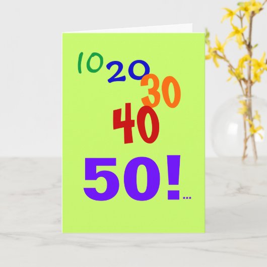 Carte 50 Comptable comptable CPA 50e anniversaire (Fleur jaune)