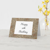 Carte 50 e anniversaire (Fleur jaune)