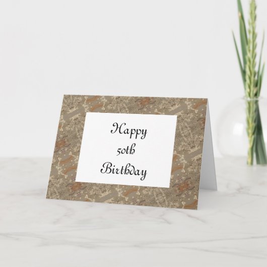 Carte 50 e anniversaire (Devant)