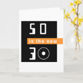 Carte 50 est les nouveaux 30 (Fleur jaune)