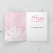 Carte 50 et fabuleux 50e anniversaire Parties scintillan (Intérieur)