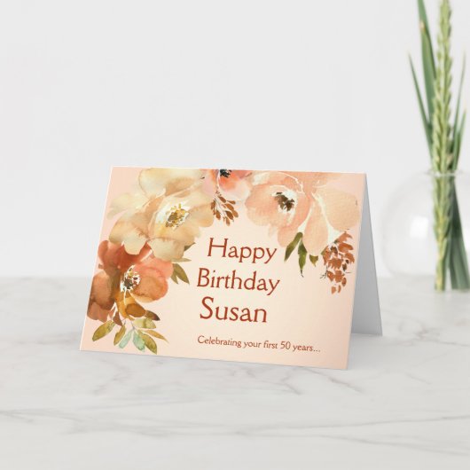 Carte 50 et Fabuleux anniversaire (Devant)