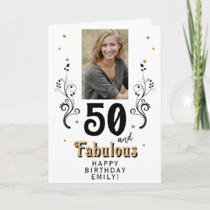 Carte 50 et Fabulous Foliage 50e Anniversaire Photo