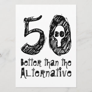 Carte 50 Meilleure que l'alternative 50e anniversaire dr