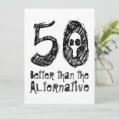 Carte 50 Meilleure que l'alternative 50e anniversaire dr (Debout devant)