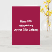 Carte 50e anniversaire (Fleur jaune)