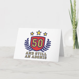 Carte 50e anniversaire