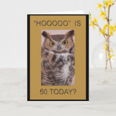 Carte 50e anniversaire (Fleur jaune)