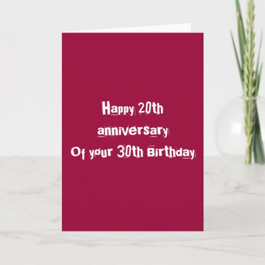 Carte 50e anniversaire (Devant)