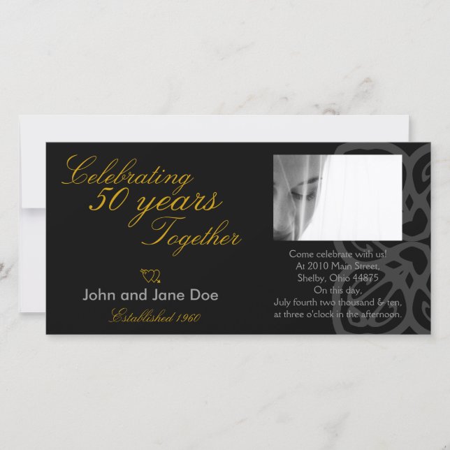 Carte 50e anniversaire (Devant)