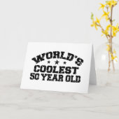 Carte 50e anniversaire (Fleur jaune)