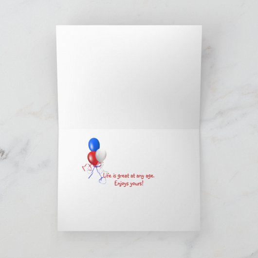 Carte 50e anniversaire (Intérieur)