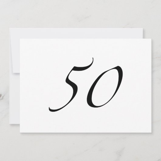 Carte 50e anniversaire (Devant)