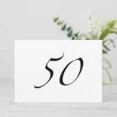 Carte 50e anniversaire (Debout devant)