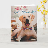 Carte **50e ANNIVERSAIRE** AVEC COMPLIMENTS GALORE! (Fleur jaune)