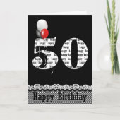 Carte 50e anniversaire avec En vichy frontière (Devant)