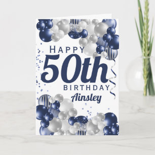 Carte 50e anniversaire Ballons de la Marine
