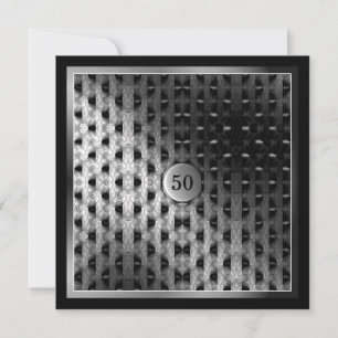 Carte 50e anniversaire Black Silver (Photographie)