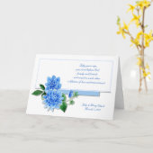 Carte 50e anniversaire de Blue Dahlia en couple (Fleur jaune)