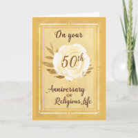 50e anniversaire de la vie religieuse Nonne Rose b