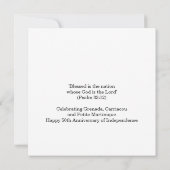 Carte 50e anniversaire de l'indépendance du GRENADIAN 20 (Dos)