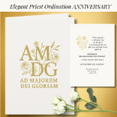 Carte 50e anniversaire de l'ordination sacerdotale – AMD