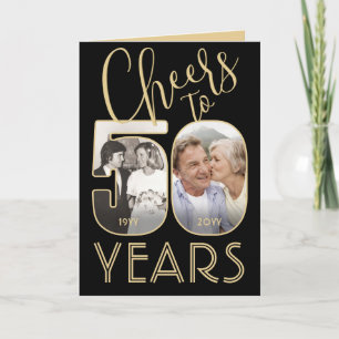 Carte 50e Anniversaire de Mariage À 50 Ans de Mariage Ph